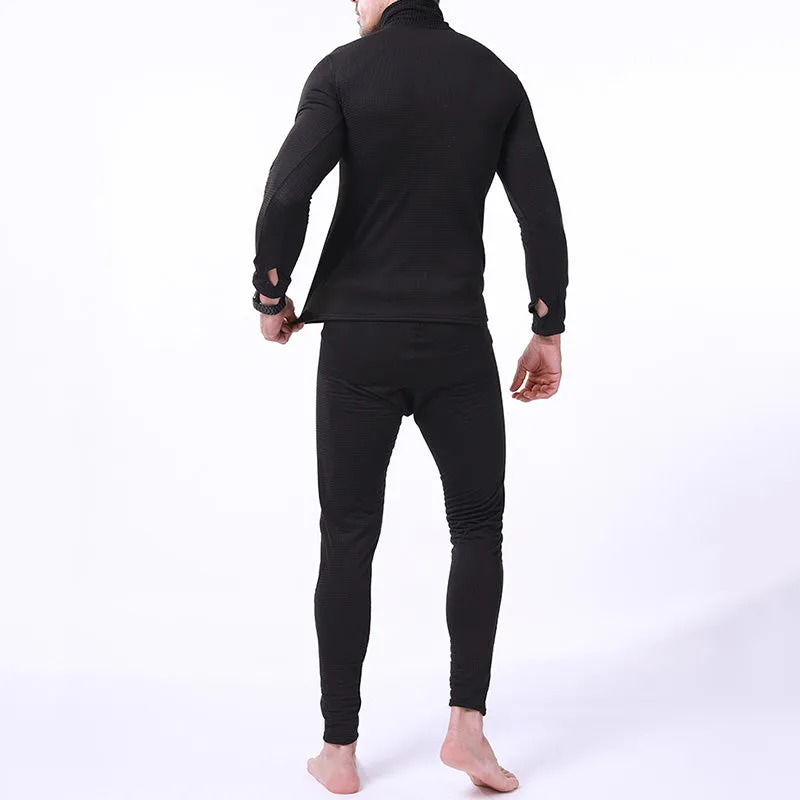 New Sports Sweat-absorbent Men's Thermal Underwear Suit