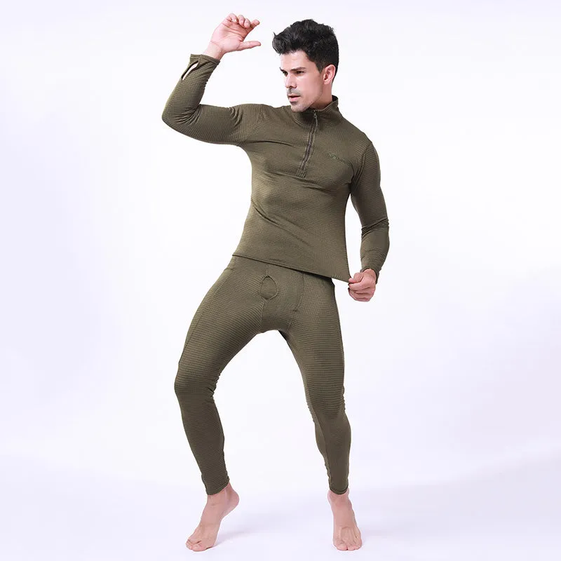 New Sports Sweat-absorbent Men's Thermal Underwear Suit