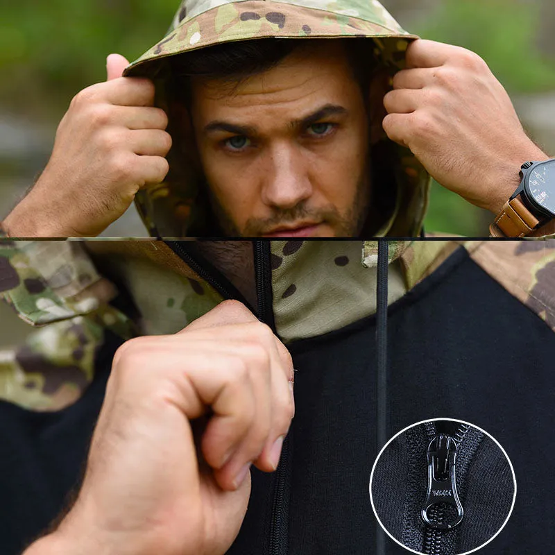 Outdoor Hunting Hooded Men's T-shirts