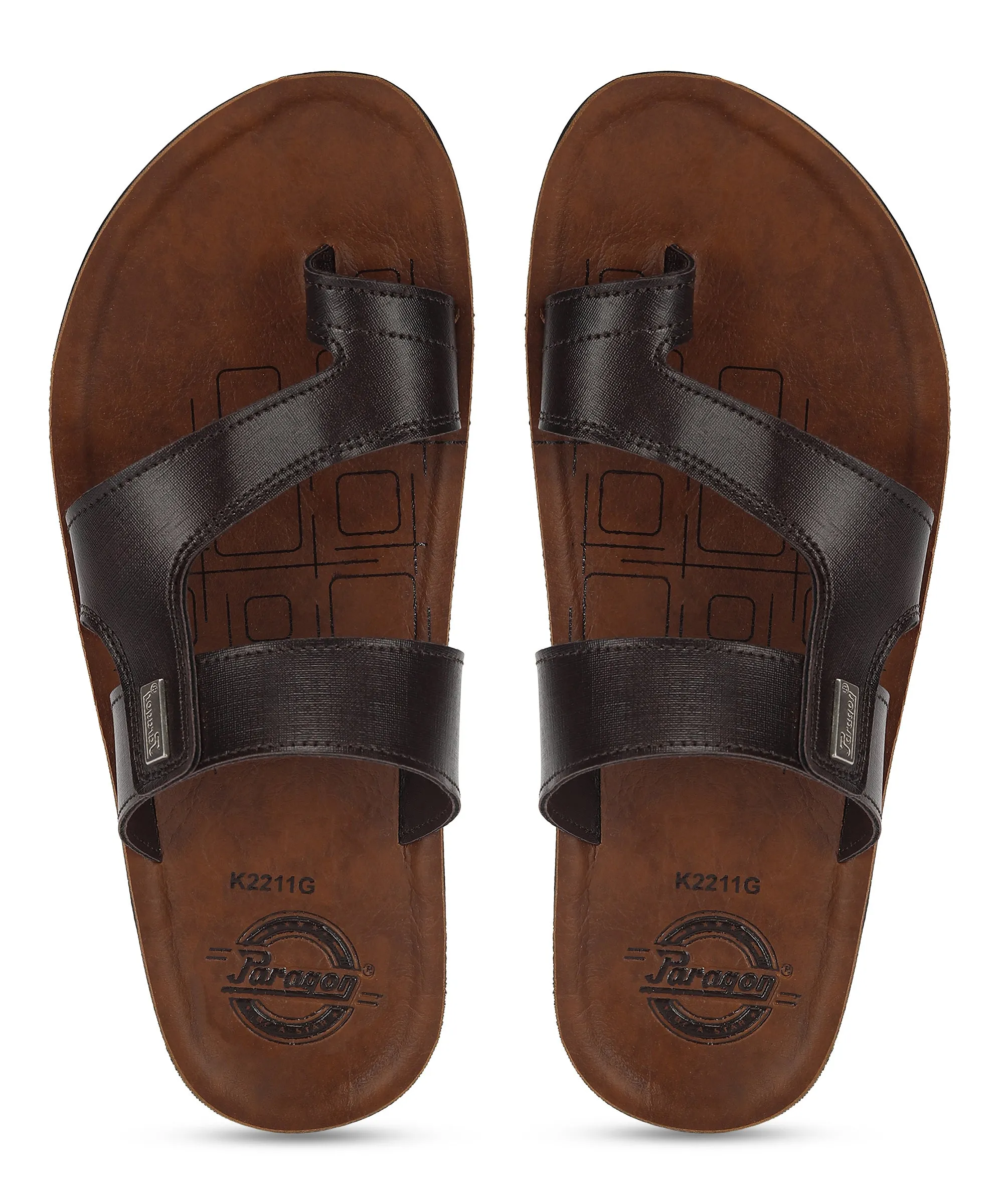 Paragon  PUK2211G Men Stylish Sandals | Comfortable Sandals for Daily Outdoor Use | Casual Formal Sandals with Cushioned Soles