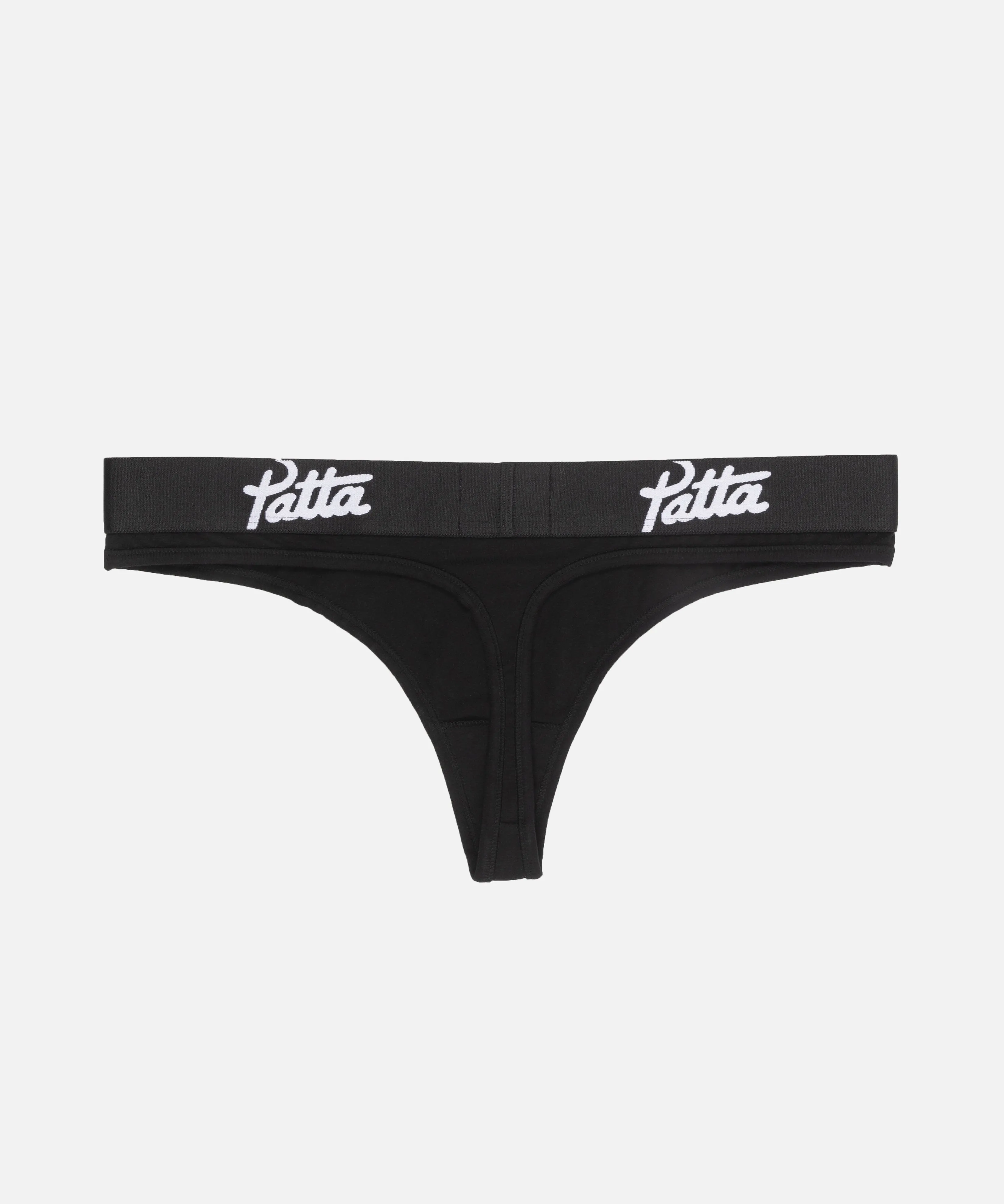 Black Patta Thong Underwear for Women - Comfortable and Stylish