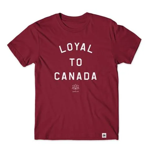 "Loyal to Canada" Unisex Cotton T-shirt by Loyal to a Tee