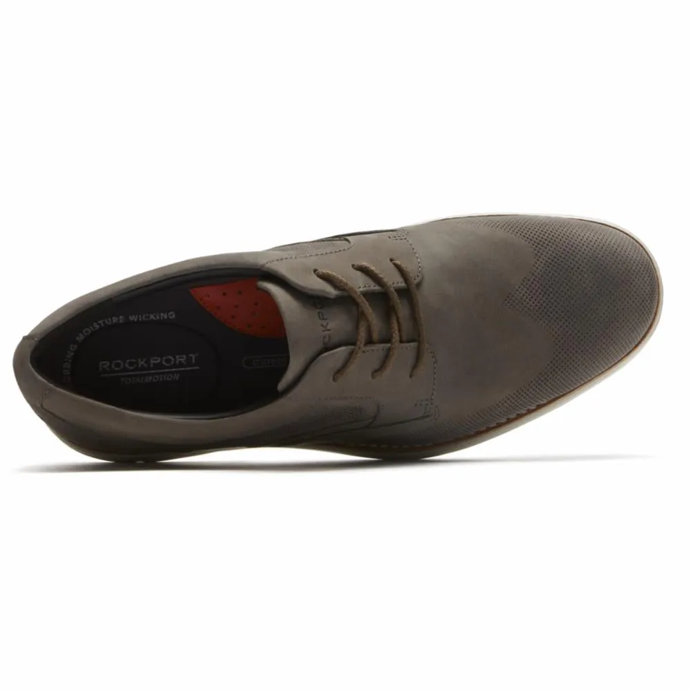 Rockport Men  WINGTIP GREY/NUBUCK