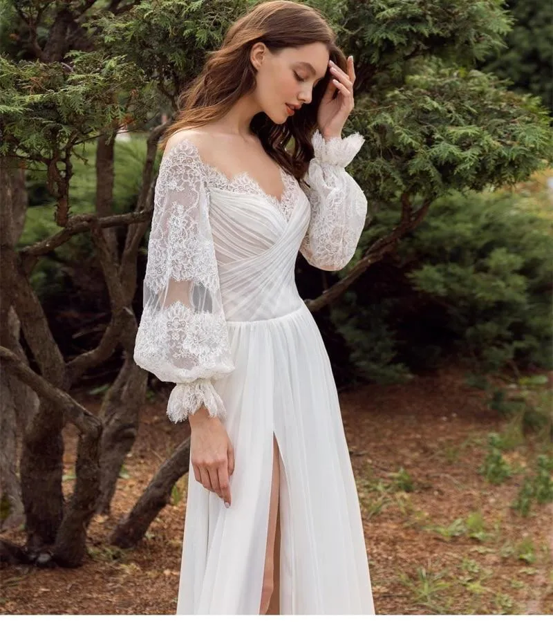 Romantic Bohemian Wedding Dress