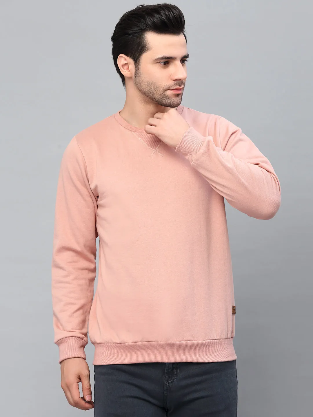 Round Neck Fleece Sweatshirt