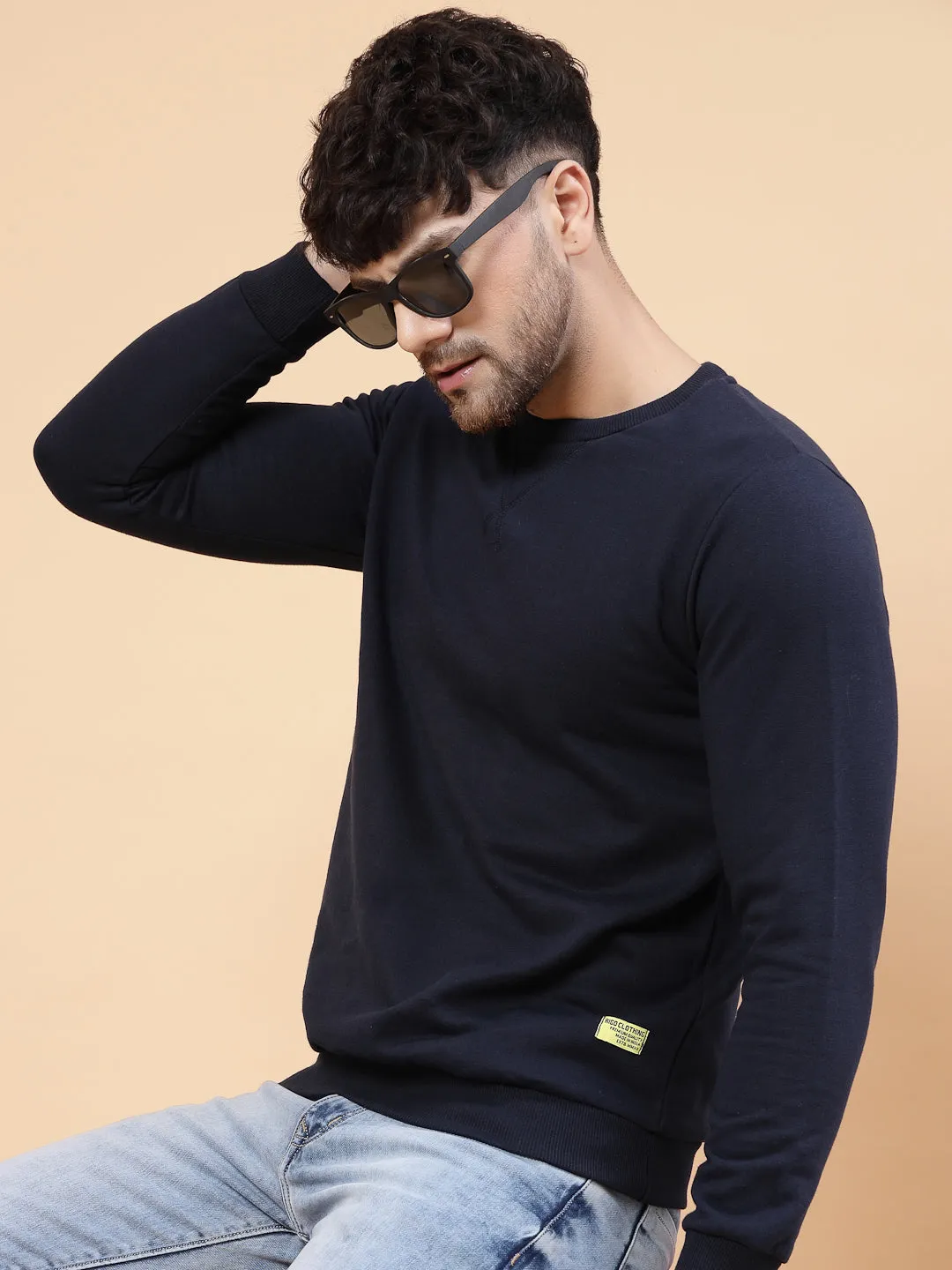 Round Neck Fleece Sweatshirt