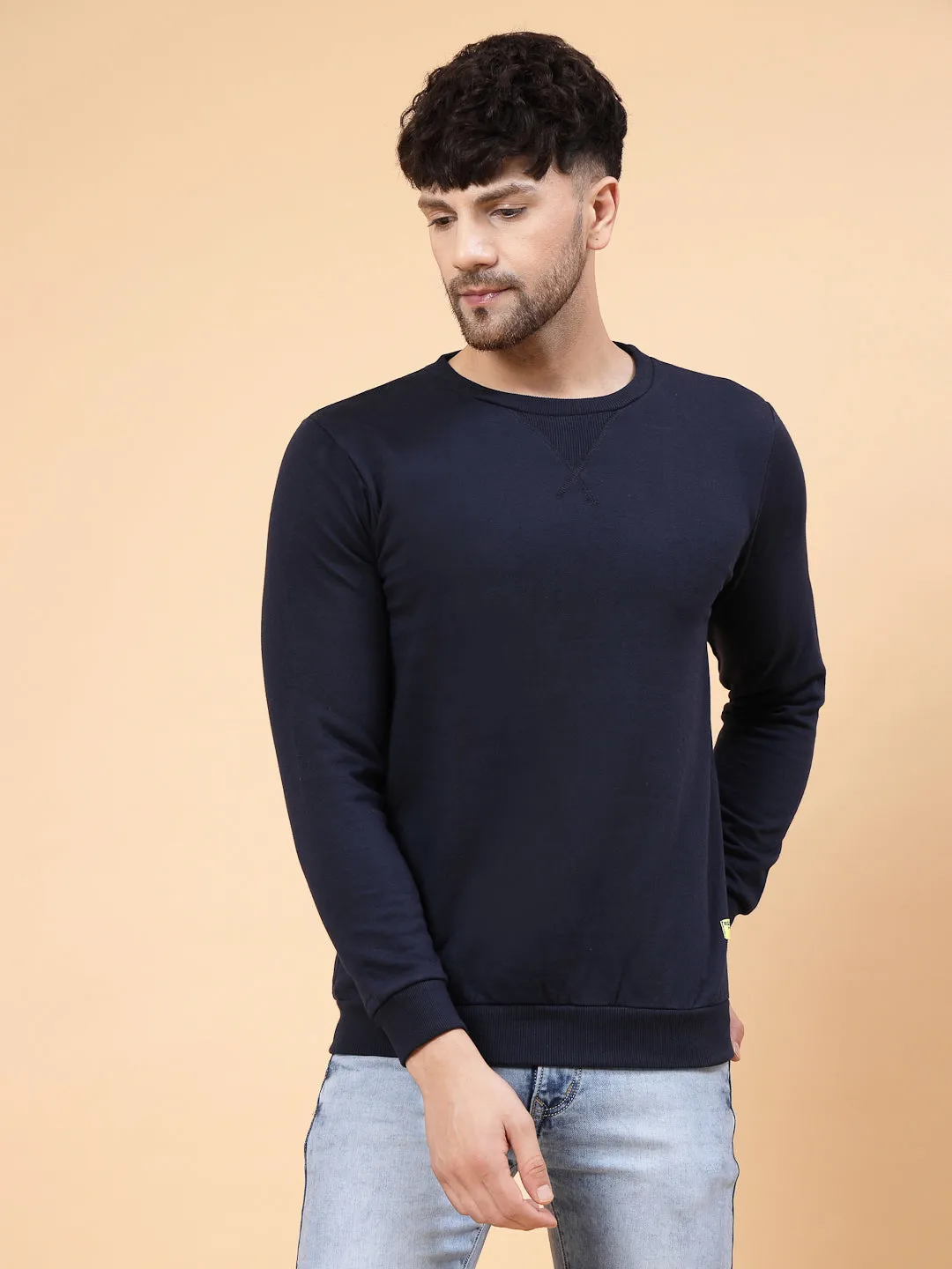 Round Neck Fleece Sweatshirt