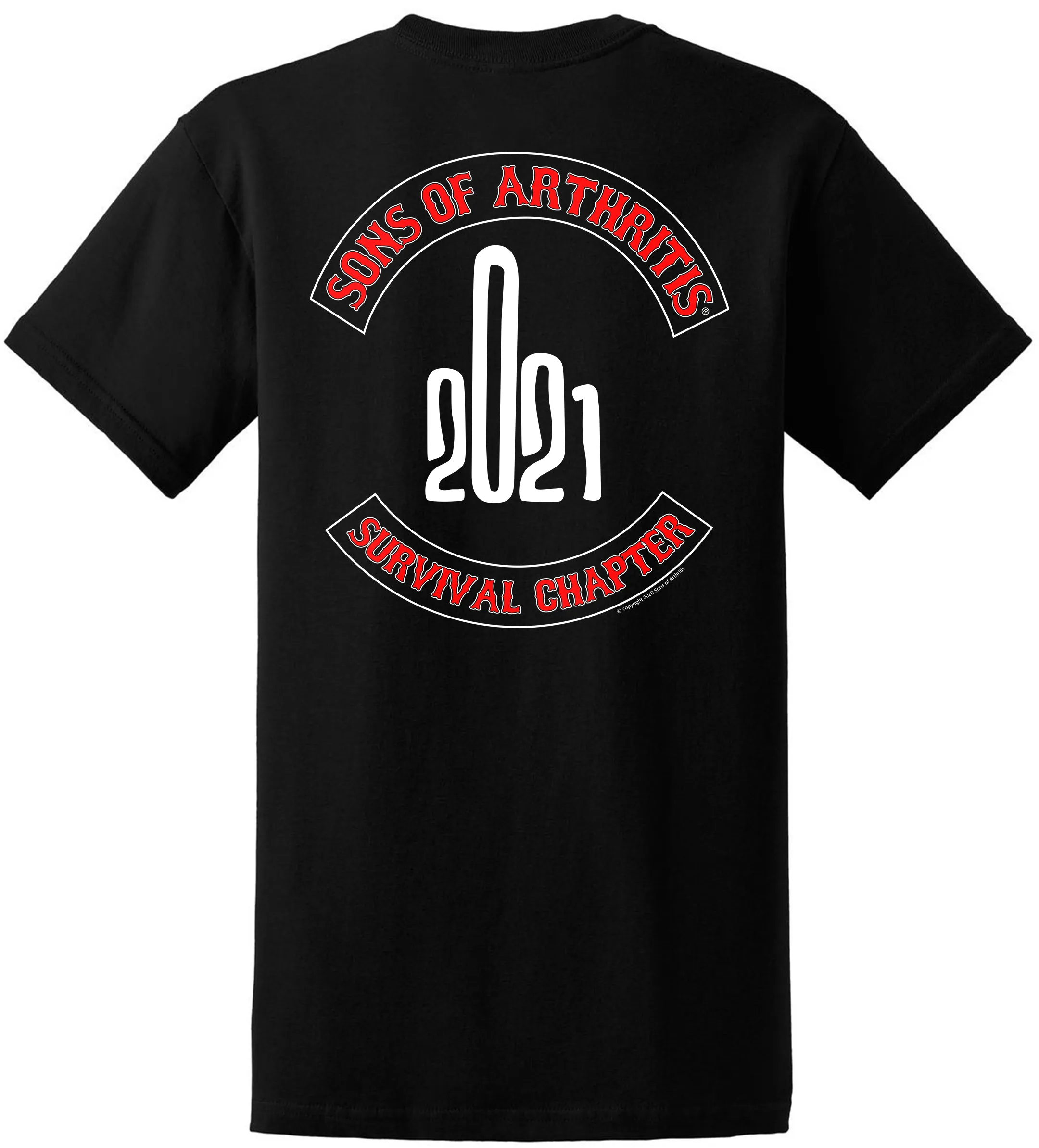 Sons of Arthritis 2021 Survival Chapter T-Shirt