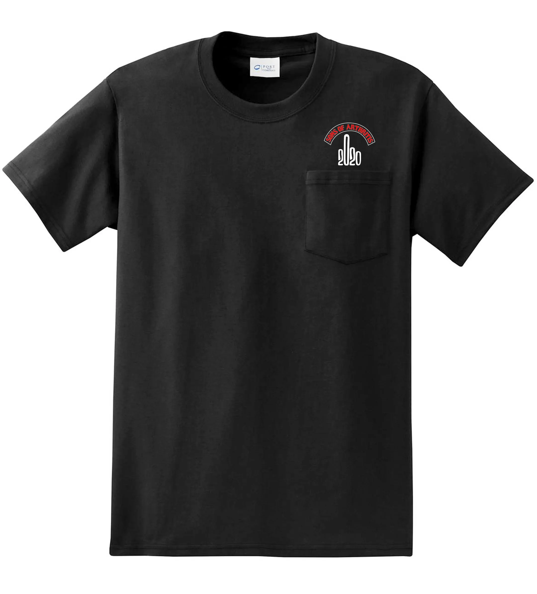 Sons of Arthritis Survival Chapter Pocket T-Shirt