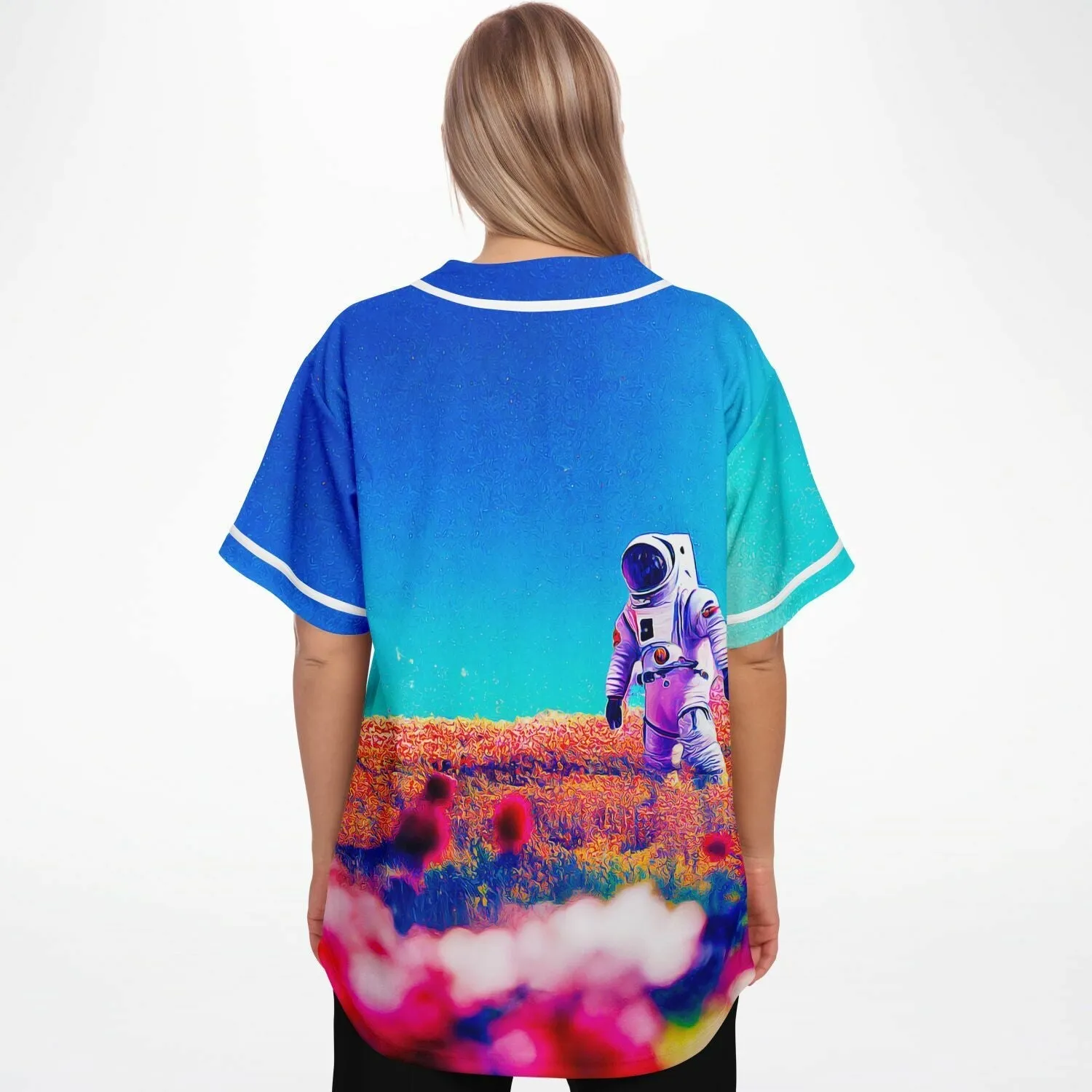 Space Flower Walk Women Jersey