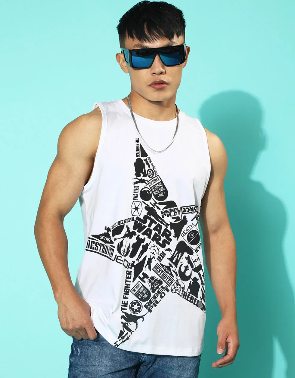 Starwars Graphic Printed Vest - Original Starwars Tee