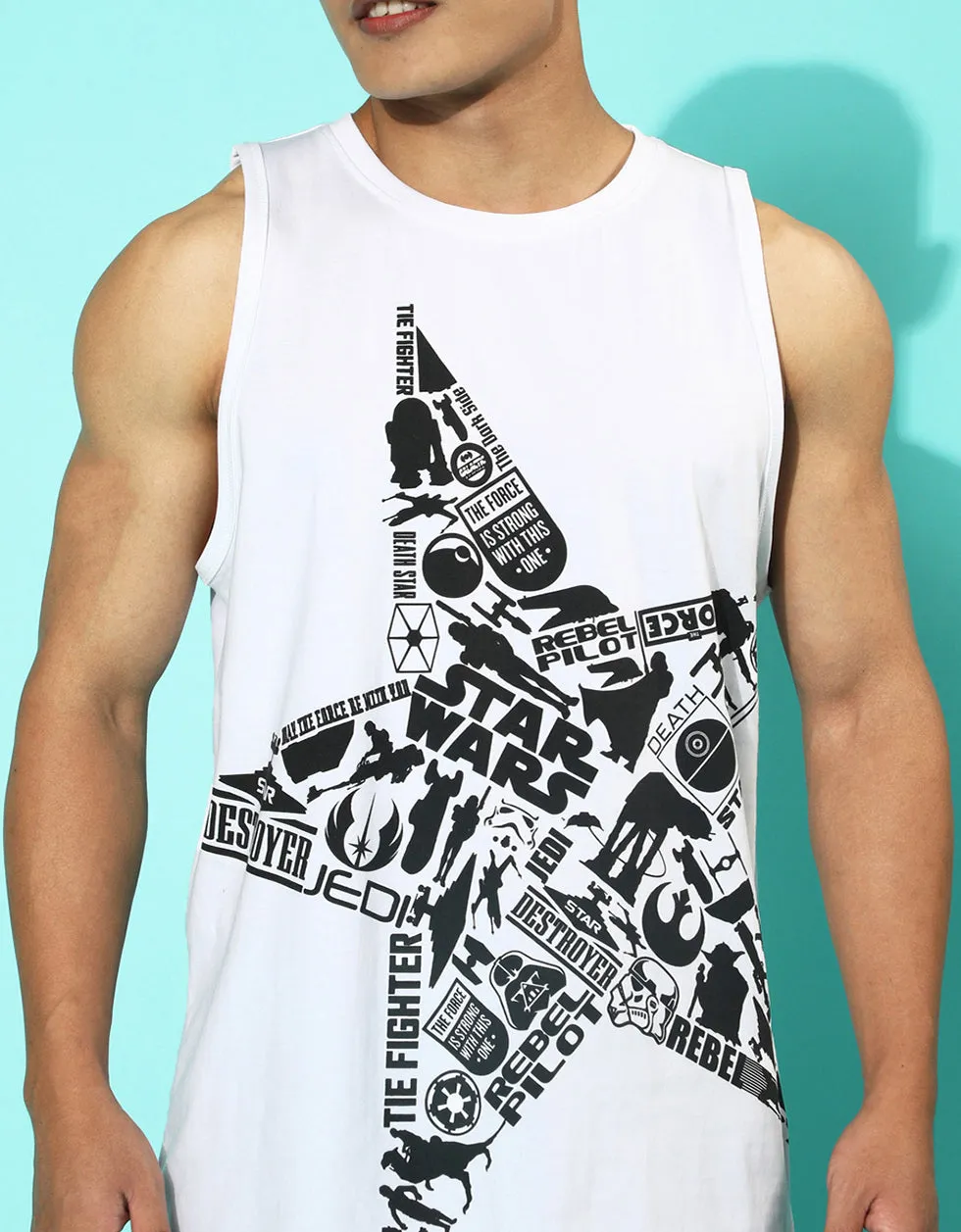 Starwars Graphic Printed Vest - Original Starwars Tee