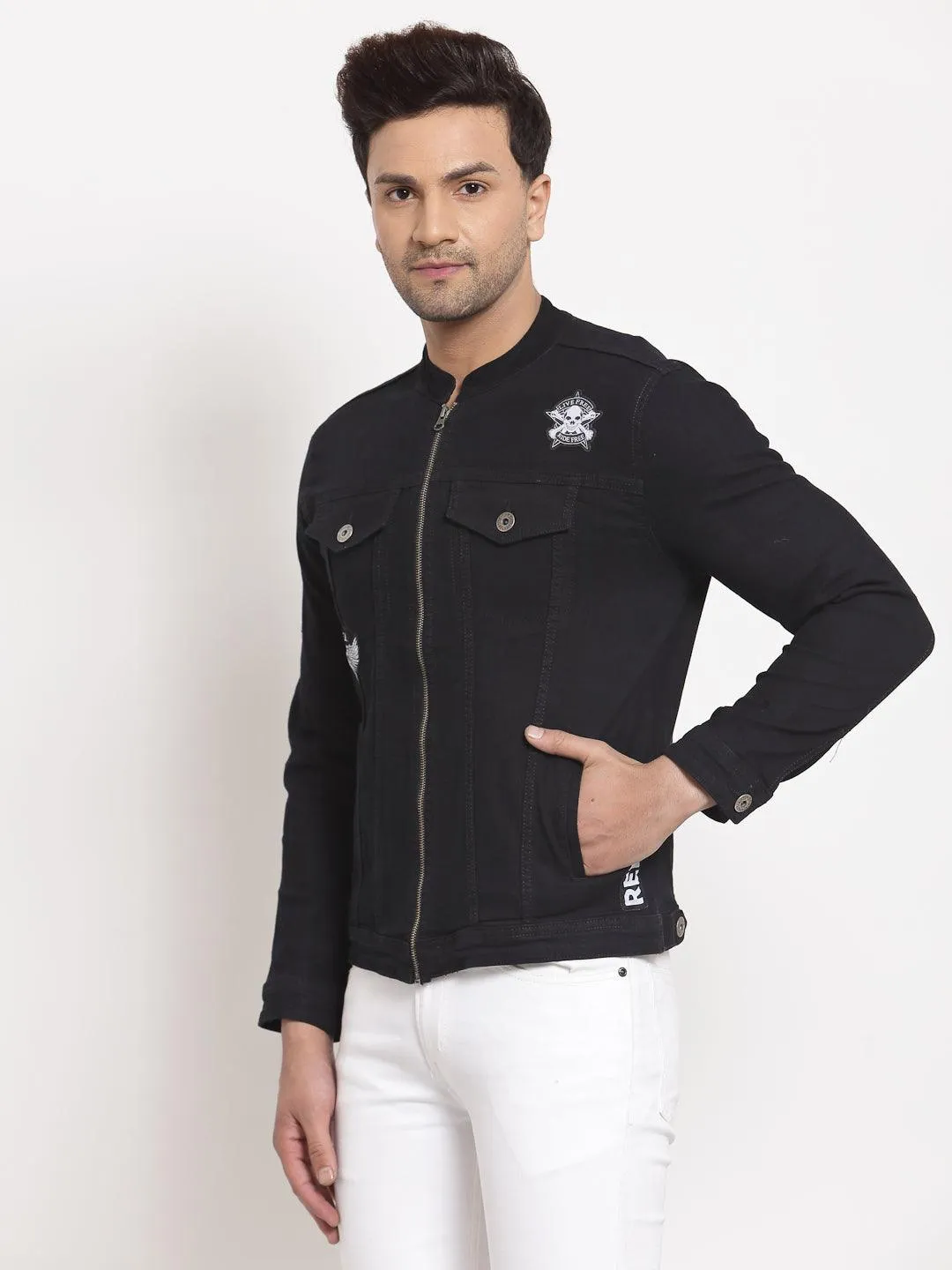 Style Quotient Men Black Sporty Jacket