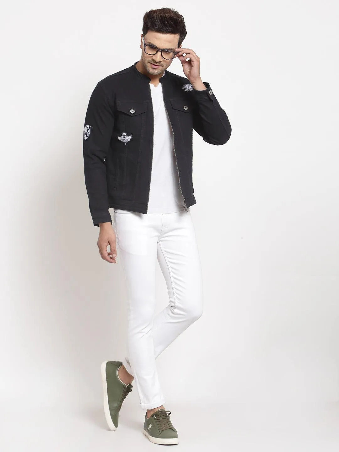 Style Quotient Men Black Sporty Jacket