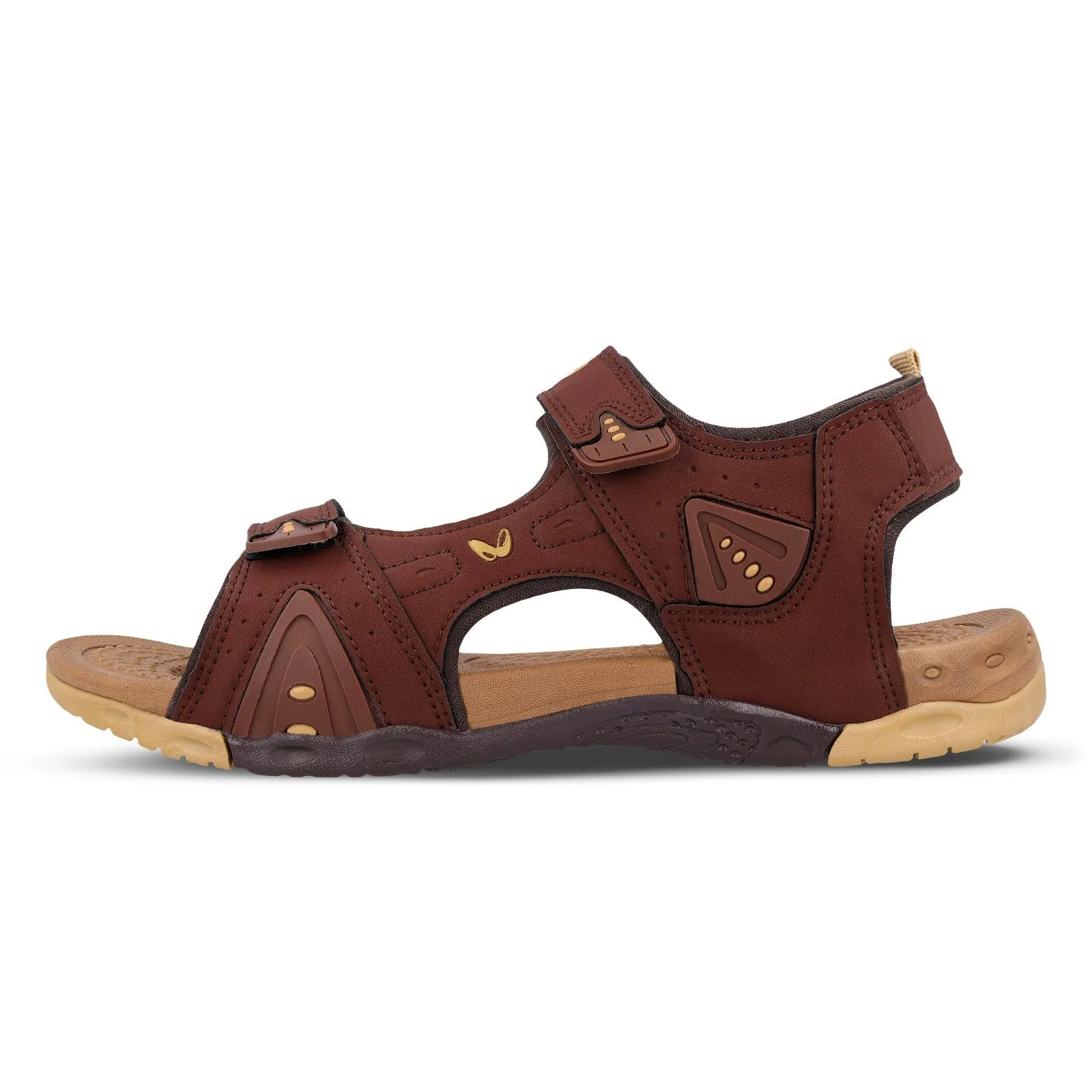 Walkaroo Men Sandals  - WC4381 Tan