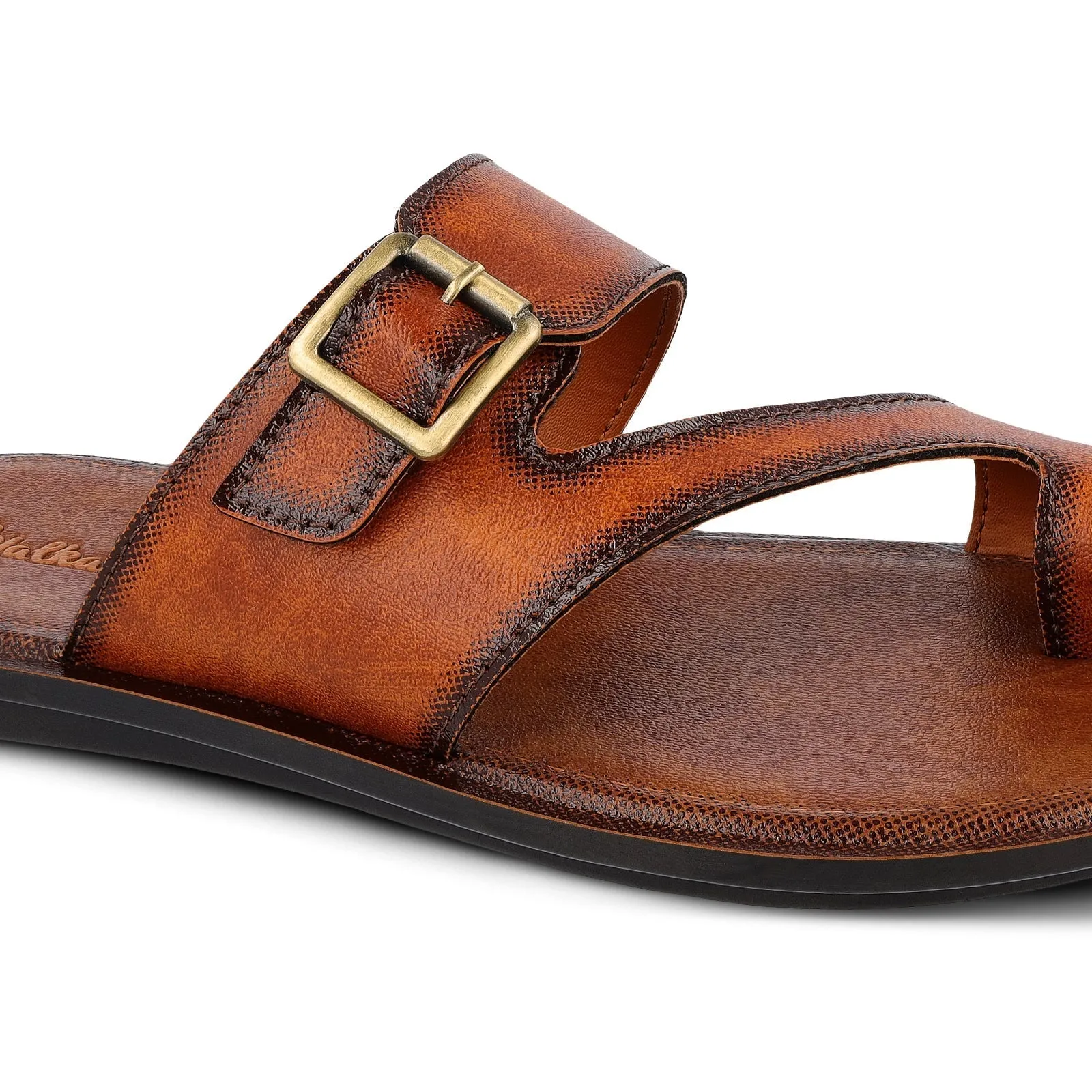 Walkaroo Men Sandals  - WG5458 Tan