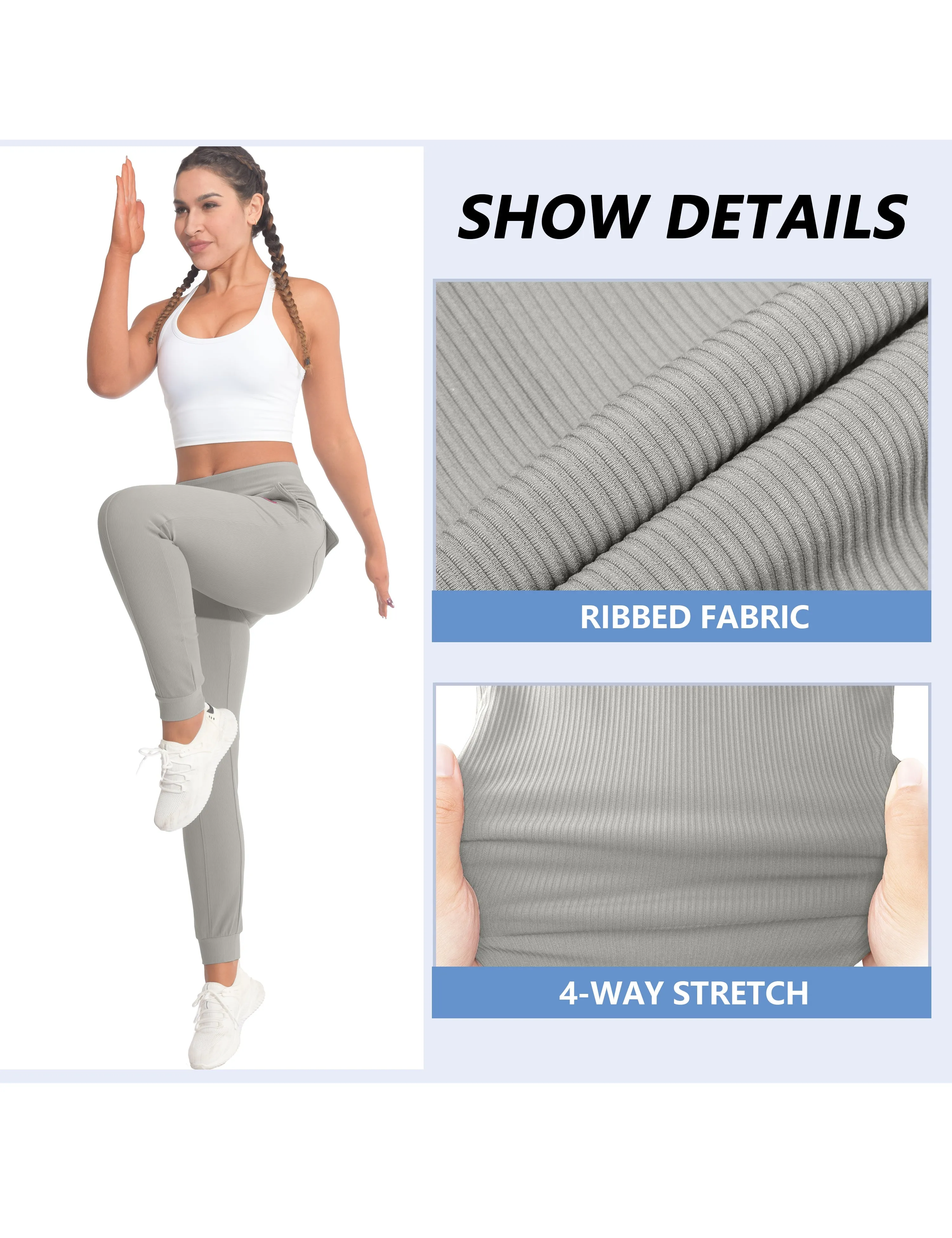 Women's Joggers High Waisted Yoga Running Pants