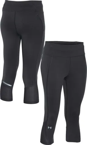 Women's Under Armour HeatGear FlyBy Compression Capri Run Tights